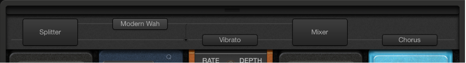 Figure. Pedalboard Router, showing two busses.