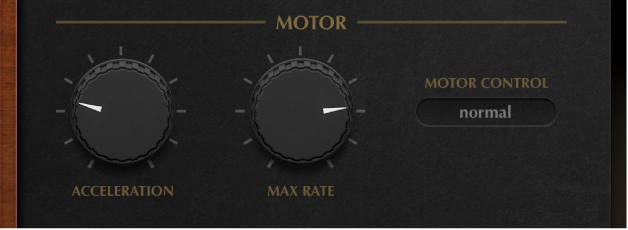 Figure. Advanced Rotor Speaker parameters.