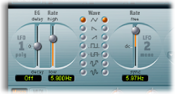 Figure. LFO parameters.