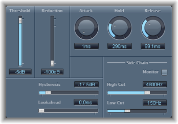 Figure. Noise Gate window.