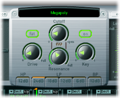 Figure. Filter parameters.
