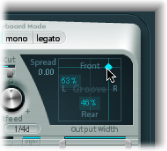 Figure. Groove Pad in Surround instance.