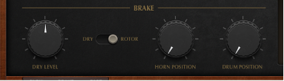 Figure. Vintage B3 Rotor Cabinet Brake parameters.