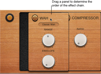Figure. Vintage Clav effects being repositioned.