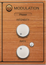 Figure. Vintage Clav Modulation effect parameters.