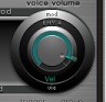 Figure. Voice Volume knob.