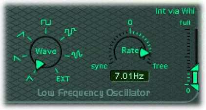 Figure. LFO parameters.