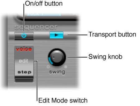 Figure. Step Sequencer global parameters.