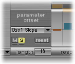 Figure. Parameter Offset section.