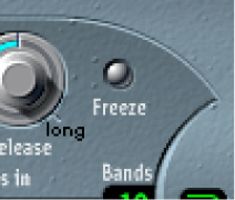 Figure. EVOC 20 Polysynth Freeze button.