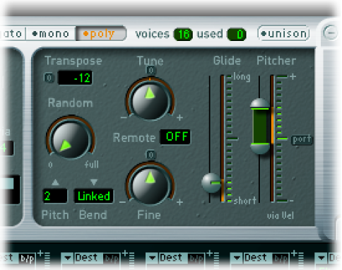Figure. Pitch parameters.