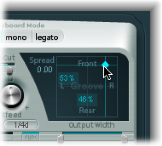 Figure. Groove Pad in Surround instance.