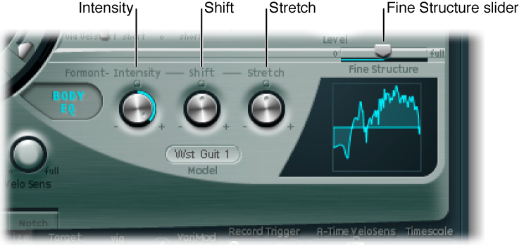 Figure. Body EQ parameters.