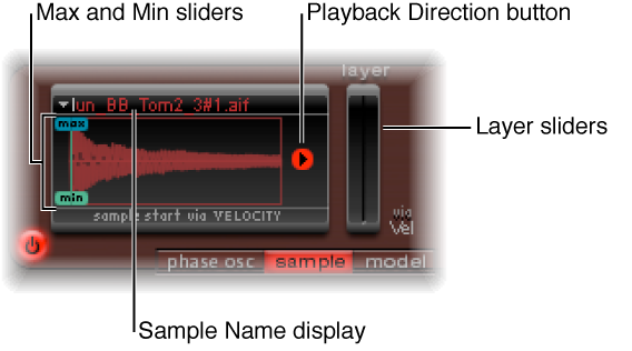 Figure. Sample mode parameters.