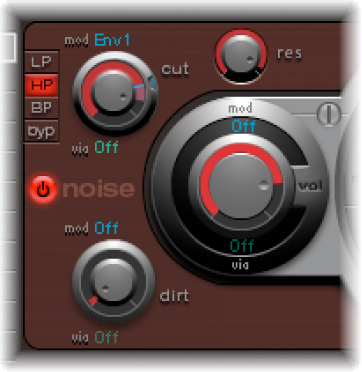 Figure. Hi-hat oscillator settings.