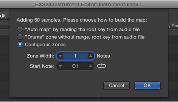 Figure. Load Multiple Samples dialog.