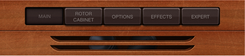 Figure. Vintage B3 Control bar.