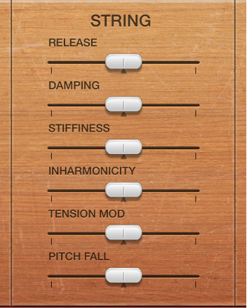Figure. Vintage Clav String parameters.