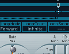 Figure. Vector Envelope Loop count parameter.