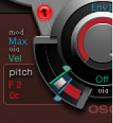 Figure. Pitch modulation adjustment.