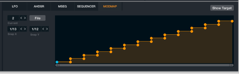 図。ModMap コントロールパネル。