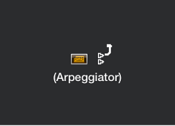 Figure. Showing an object that has a cable connection to another layer.