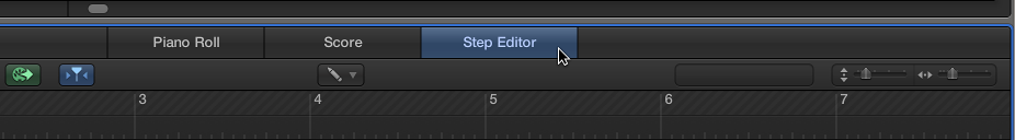 Figure. Step Editor button.