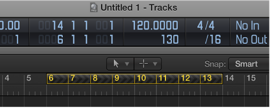 Figure. Skip cycle in the ruler.