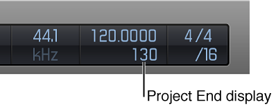 Figure. Project End display in the LCD.