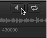 Figure. Prelisten button in the Sample Editor.