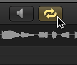 Figure. Cycle button in the Sample Editor.