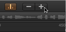 Figure. Plus and Minus buttons in the Sample Editor.