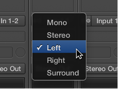 Figure. Showing the Format pop-up menu open.