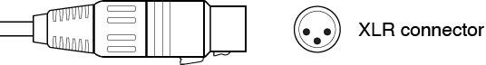 Figure. Illustration of XLR connector.