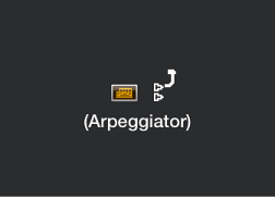 Figure. Showing an object that has a cable connection to another layer.