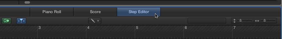 Figure. Step Editor button.