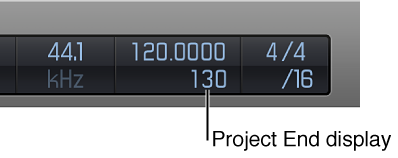 Figure. Project End display in the LCD.