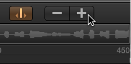 Figure. Plus and Minus buttons in the Sample Editor.