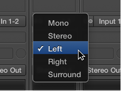 Figure. Showing the Format pop-up menu open.