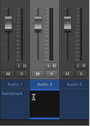 Figure. Notes button in the Mixer area.