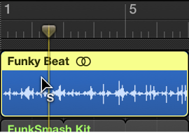 Figure. Click-holding a region with the Solo tool.