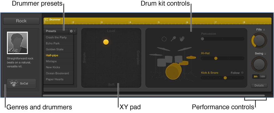 Figure. Drummer Editor.