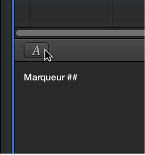 Figure. Bouton Police du texte de marqueur.