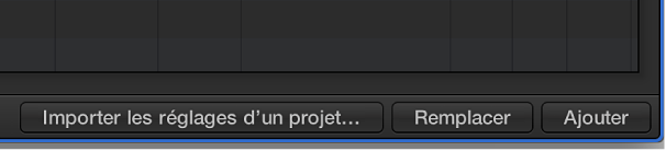 Figure. Boutons Ajouter et Remplacer dans l’onglet Navigateur