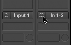 Figure. Formats d’entrée mono et stéréo affichés côte à côte.