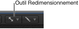 Figure. Outil Redimensionnement