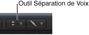 Figure. Outil Séparation de voix