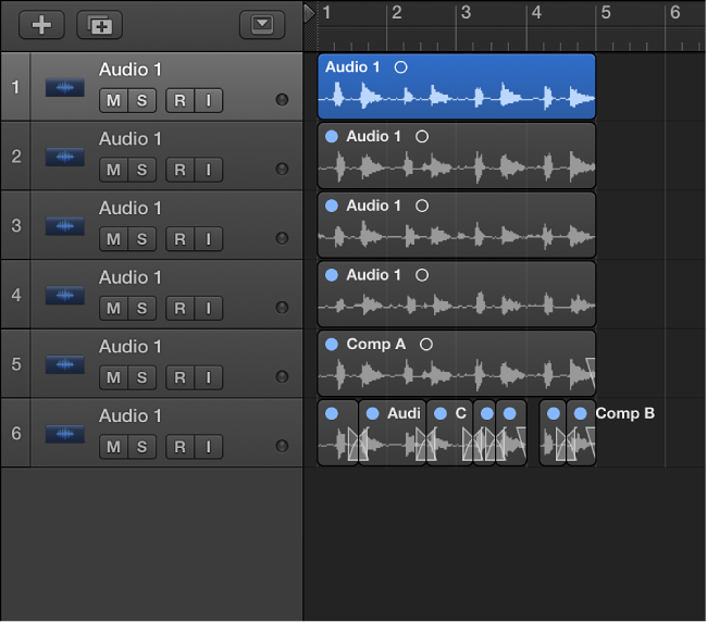 Figure. Dossier de prises décompacté.