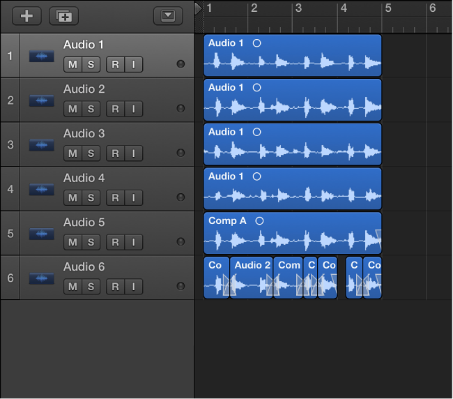 Figure. Dossier de prises décompacté.