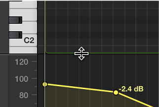 图。 拖移以调整“MIDI 画笔”区域的大小